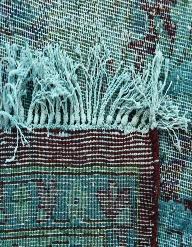 Detail image of 9' 4 x 12' 3  Hand Knotted Ultra Vintage Persian Wool Rug