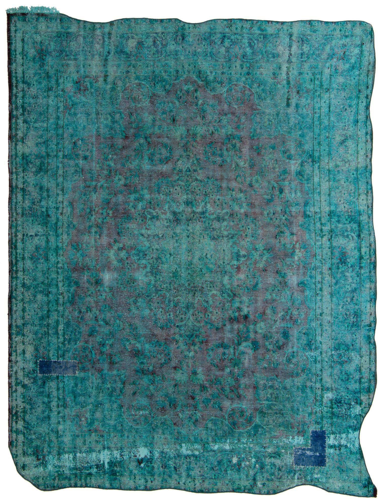 9' 4 x 12' 3 Hand Knotted Ultra Vintage Persian Wool Rug