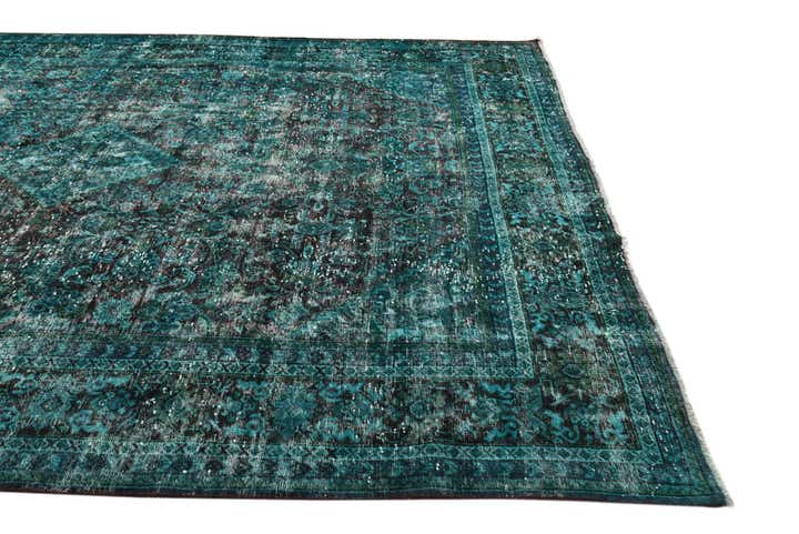 9' 9 x 12' 9 Hand Knotted Ultra Vintage Persian Wool Rug
