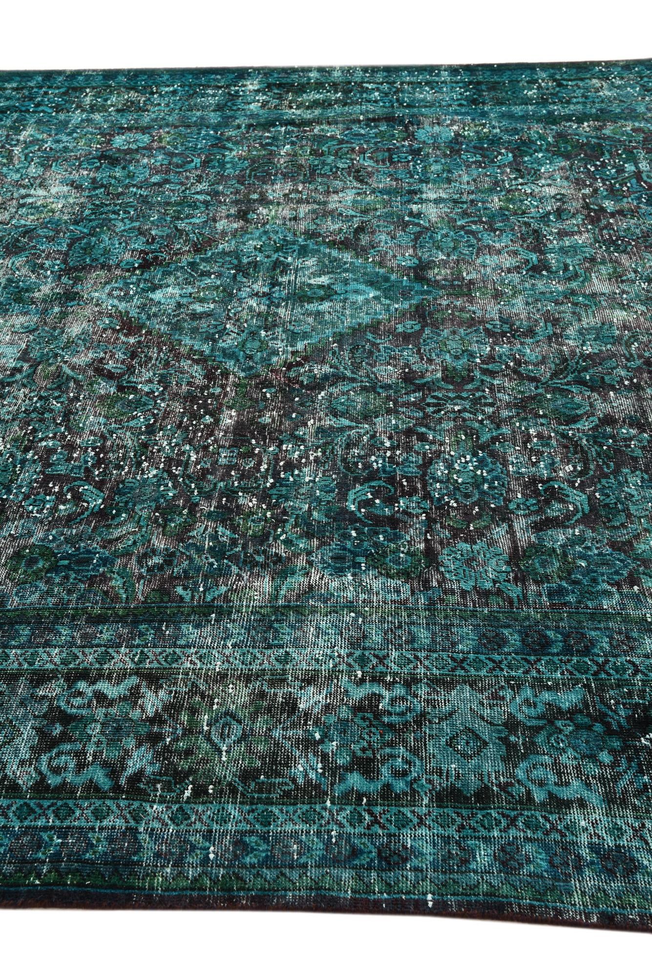 9' 9 x 12' 9 Hand Knotted Ultra Vintage Persian Wool Rug