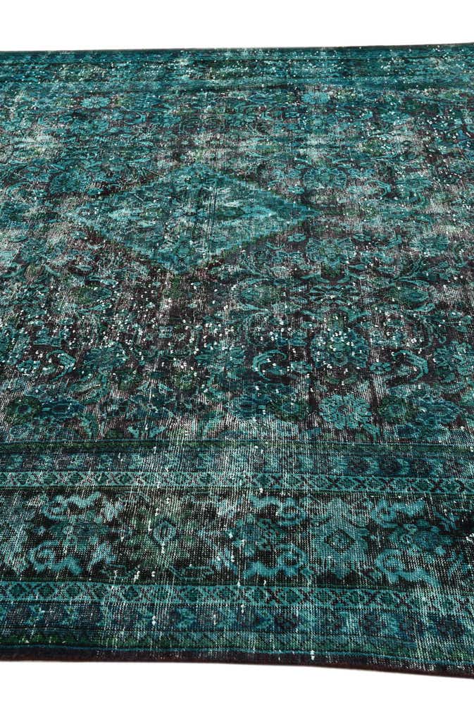 9' 9 x 12' 9 Hand Knotted Ultra Vintage Persian Wool Rug