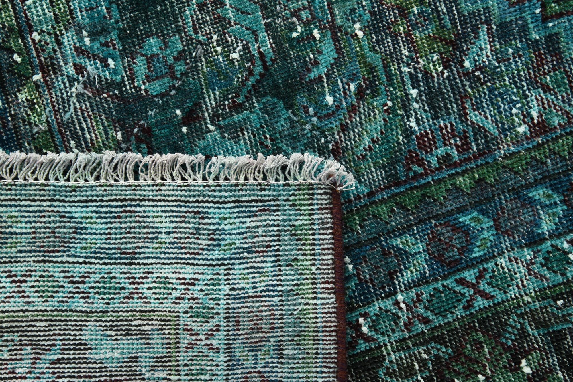 9' 9 x 12' 9 Hand Knotted Ultra Vintage Persian Wool Rug