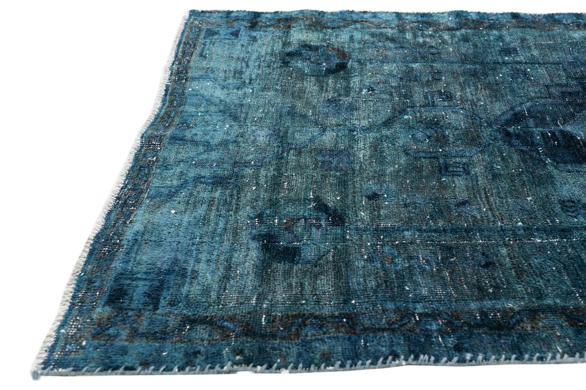 3' 10 x 6' Hand Knotted Ultra Vintage Persian Wool Rug