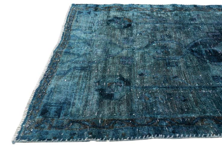 Detail image of 3' 10 x 6' Hand Knotted Ultra Vintage Persian Wool Rug