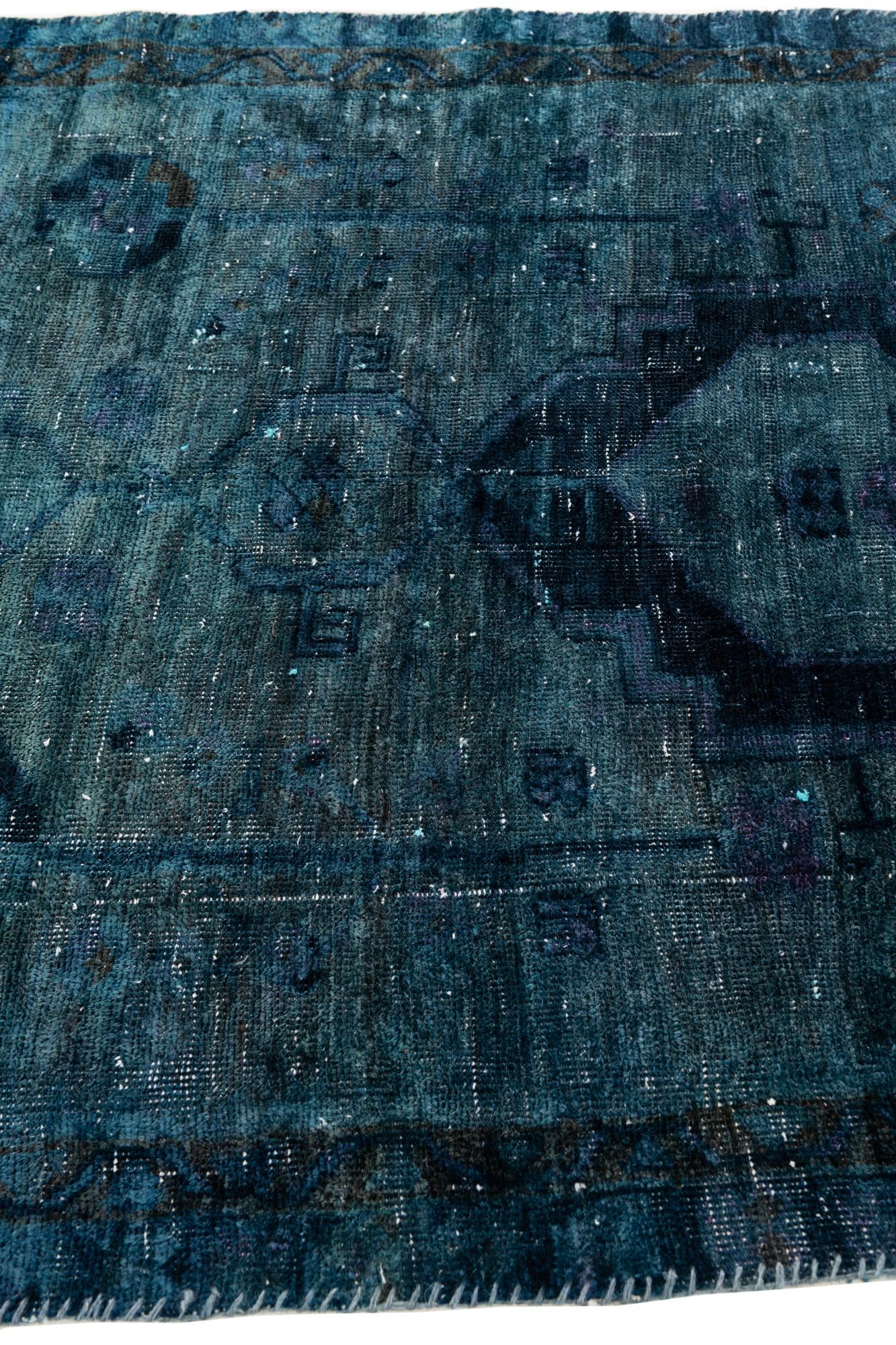 3' 10 x 6' Hand Knotted Ultra Vintage Persian Wool Rug
