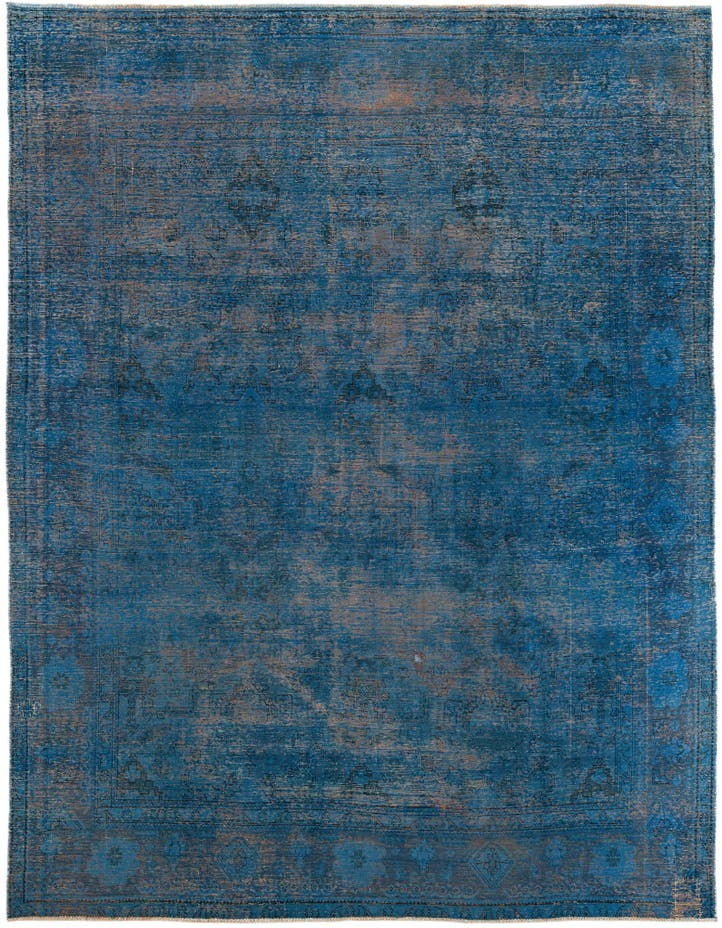  9' 8 x 12' 4  Hand Knotted Ultra Vintage Persian W...
