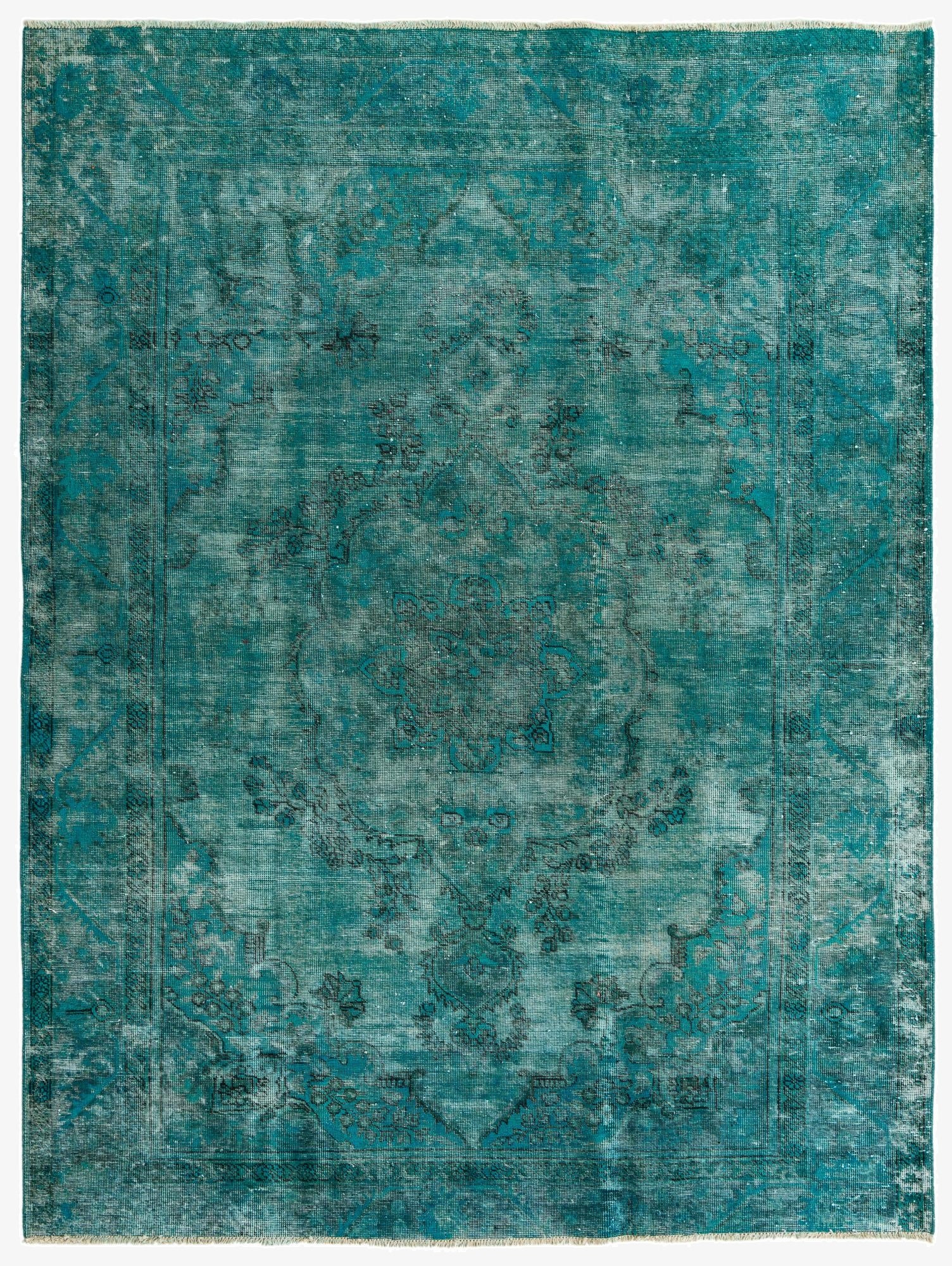 Primary image 6' 5 x 8' 9  Hand Knotted Ultra Vintage Persian Wool Rug