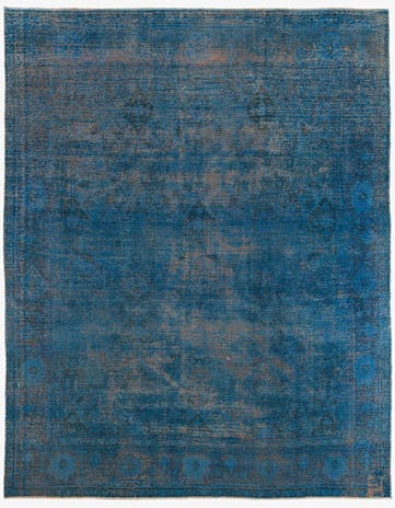 9' 8 x 12' 4 Hand Knotted Ultra Vintage Persian Wool Rug