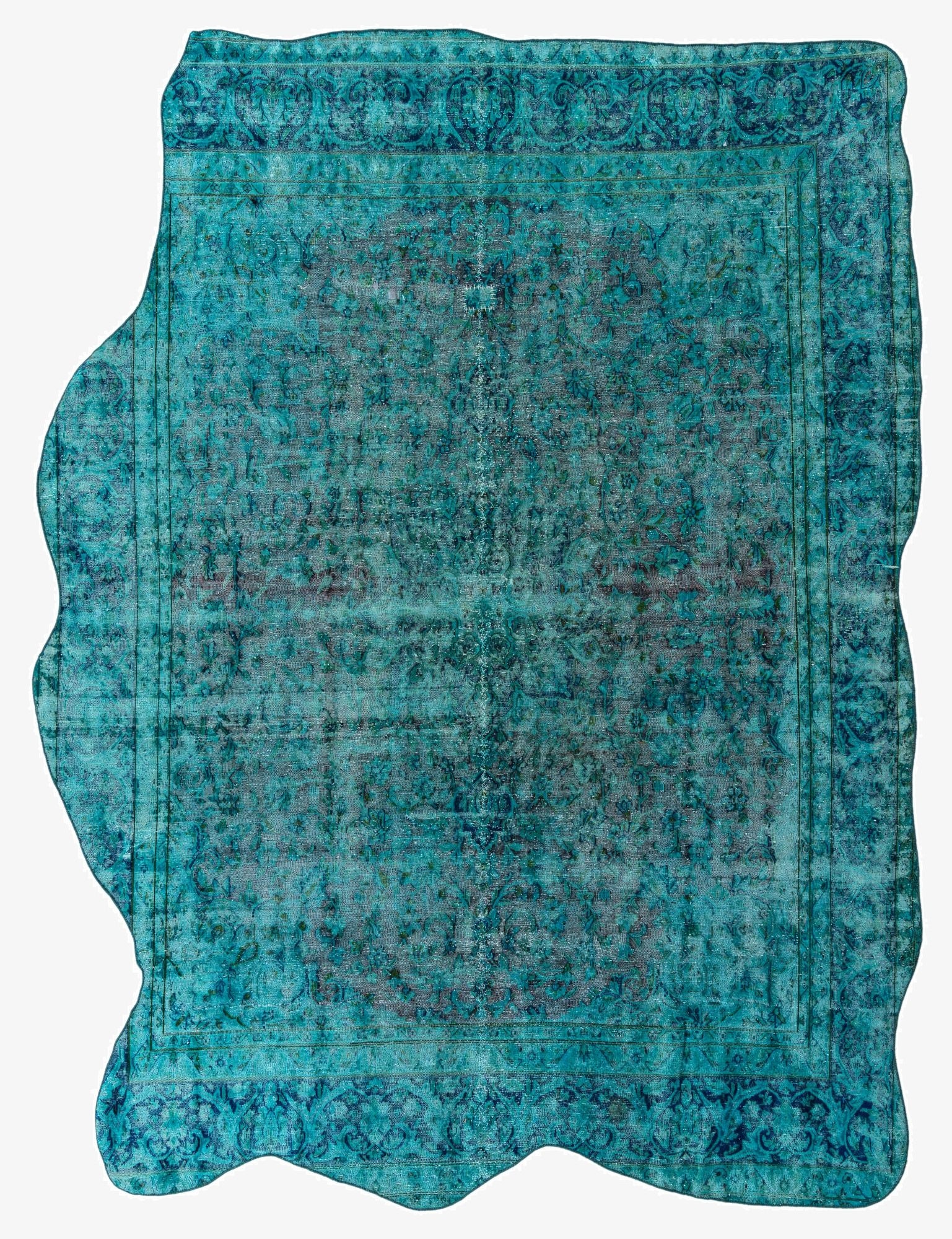 9' 2 x 12' 3  Hand Knotted Ultra Vintage Persian Wool Rug