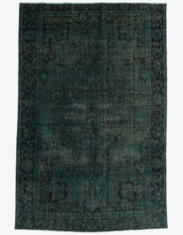 6' 2 x 9' 4 Hand Knotted Ultra Vintage Persian Wool Rug