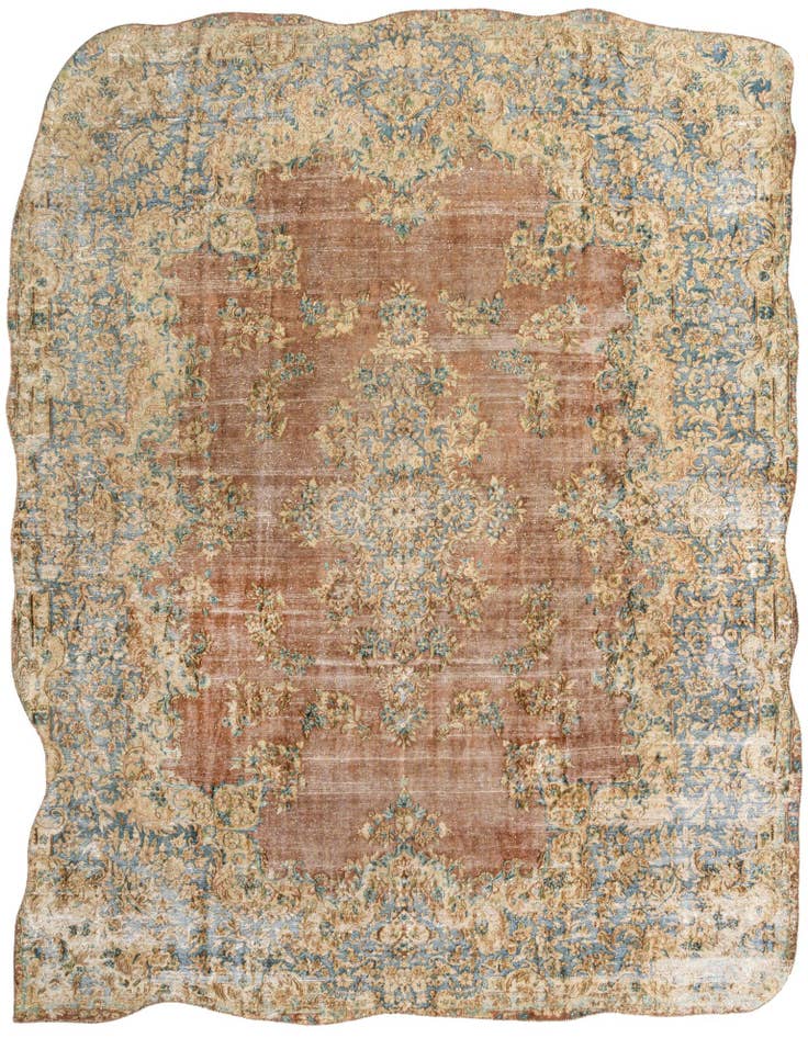 Detail image of 9' 2 x 12' Vintage Royal Wool Rug
