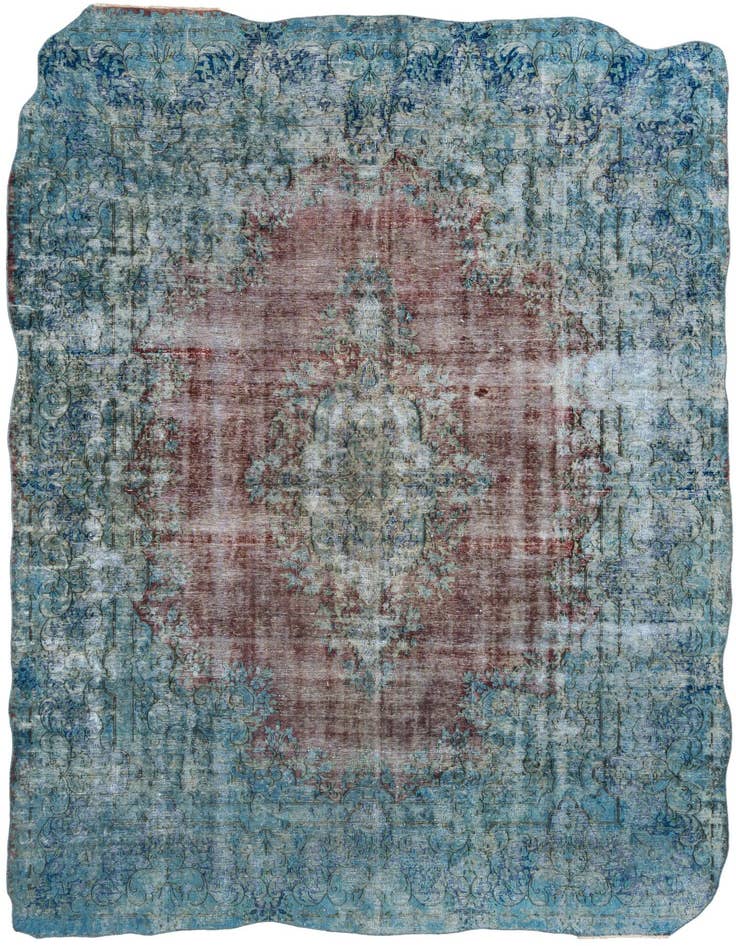 Detail image of 9' 6 x 13' Vintage Royal Wool Rug