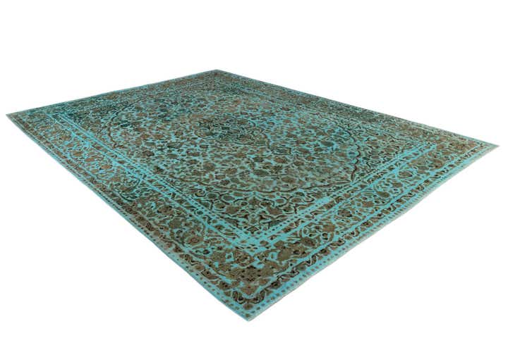 9' 6 x 12' 10 Vintage Royal Wool Rug