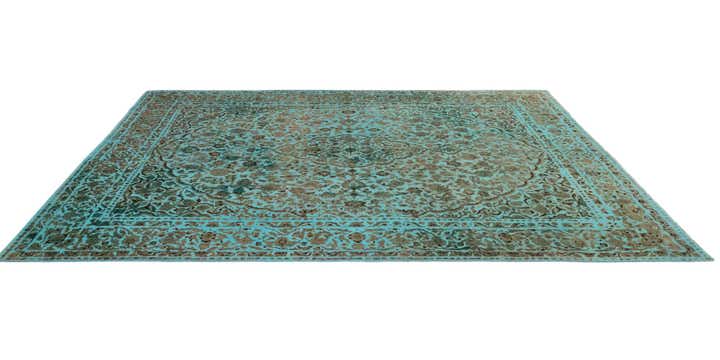 9' 6 x 12' 10 Vintage Royal Wool Rug