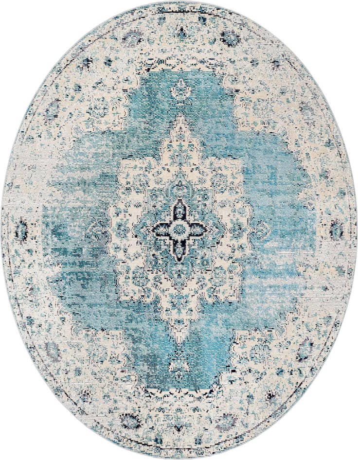 Detail image of 7' x 7' Amulet Round Rug