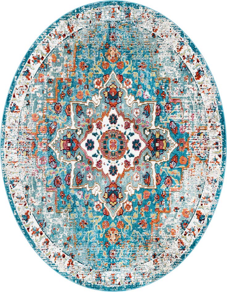 Detail image of 7' x 7' Amulet Round Rug