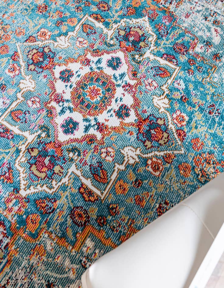 Detail image of 5' 3 x 5' 3 Amulet Round Rug