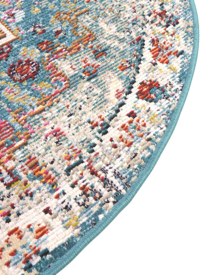 Detail image of 5' 3 x 5' 3 Amulet Round Rug