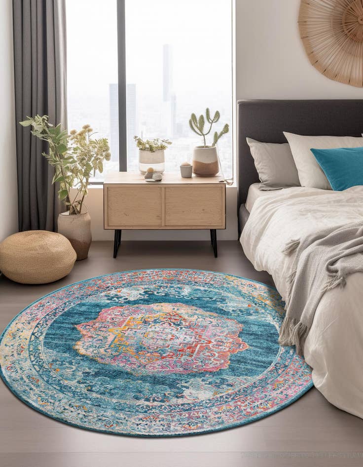 Detail image of 4' x 4' Amulet Round Rug