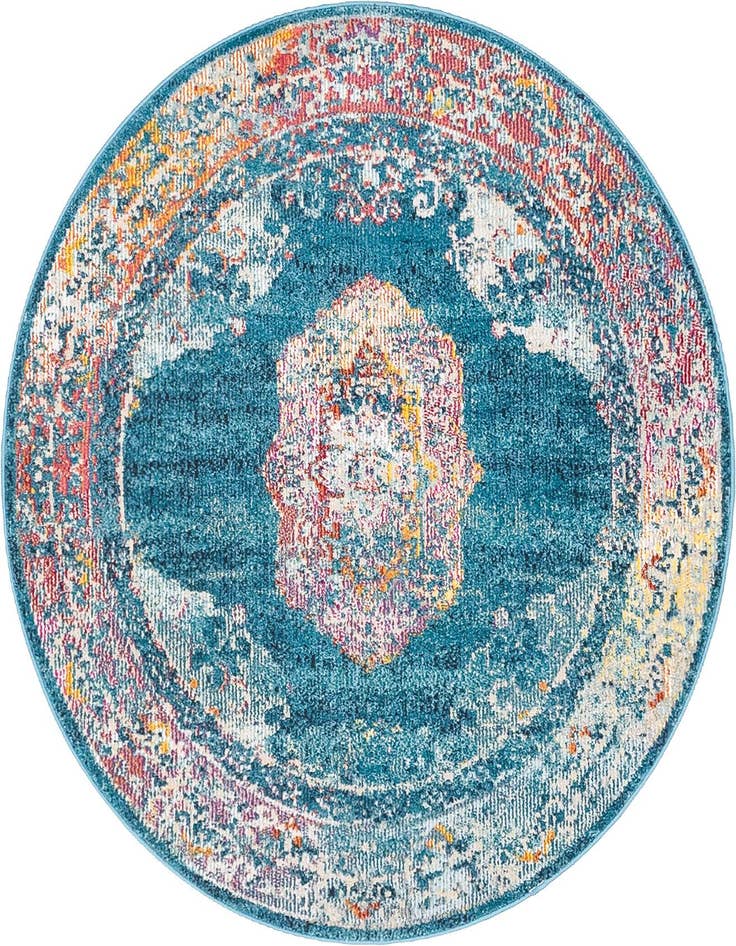 Detail image of 4' x 4' Amulet Round Rug