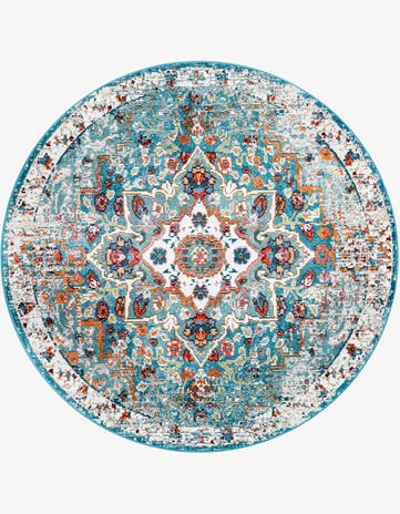 5' 3 x 5' 3 Amulet Round Rug