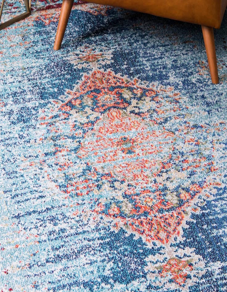 Detail image of 6' x 6'  Washable Arte Round Rug