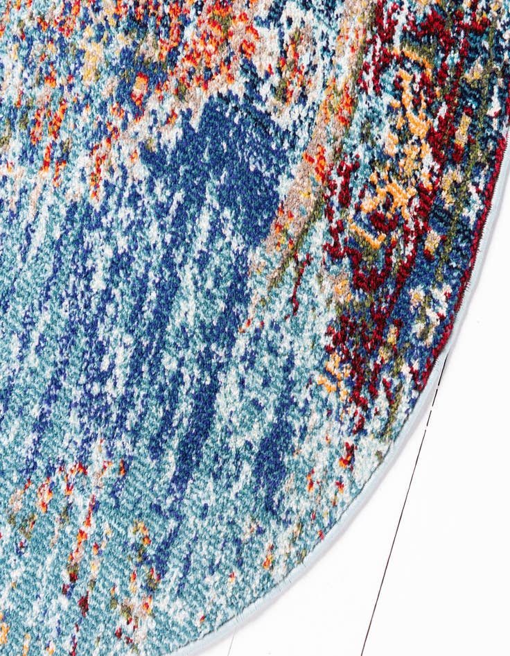Detail image of 6' x 6'  Washable Arte Round Rug