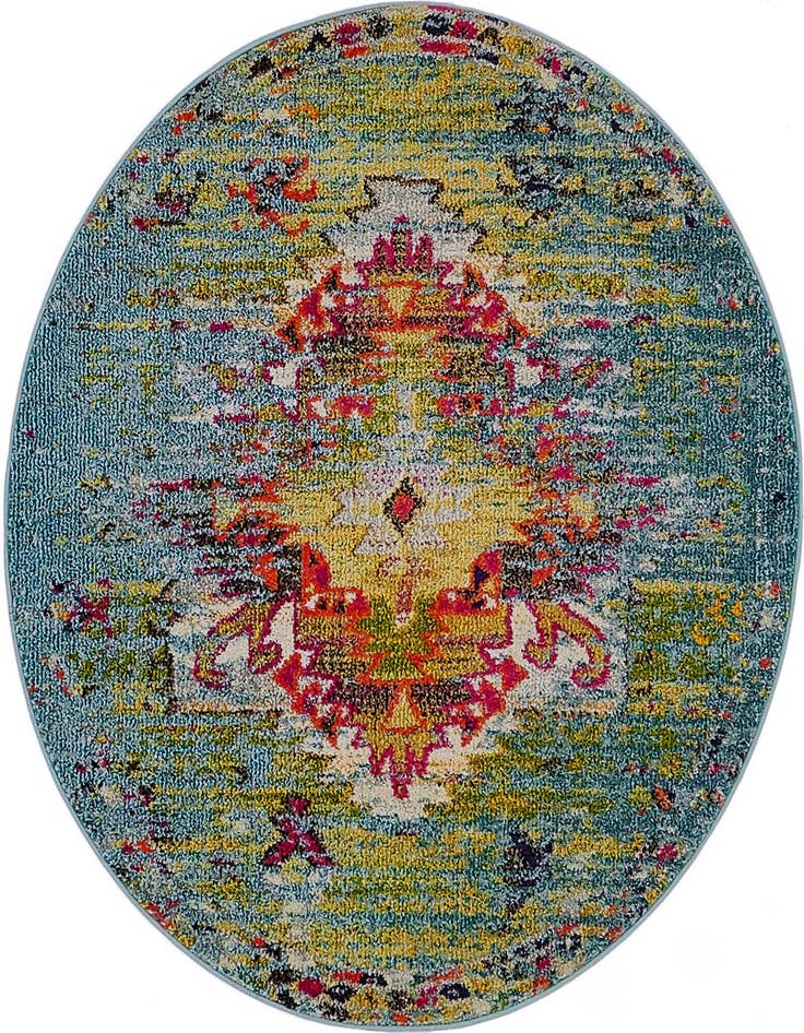 Detail image of 4' x 4' Washable Arte Round Rug