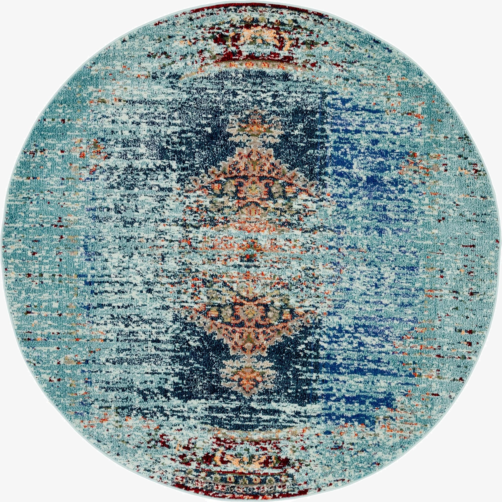 6' x 6'  Washable Arte Round Rug