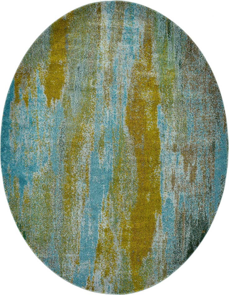 Detail image of 8' x 8' Washable Barcelona Round Rug