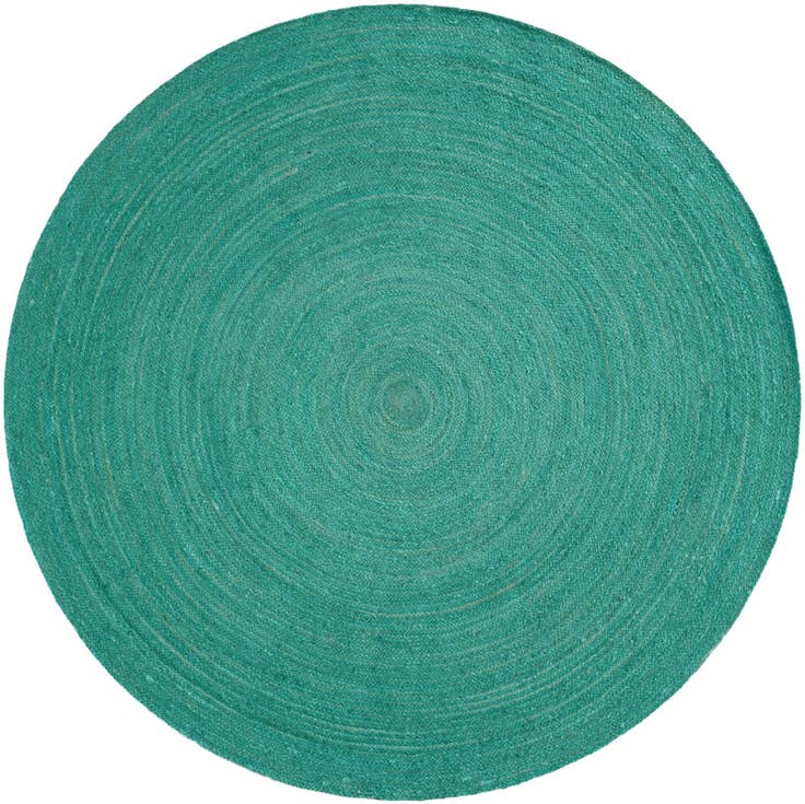 Detail image of 8' x 8' Handmade Braided Jute Round Rug
