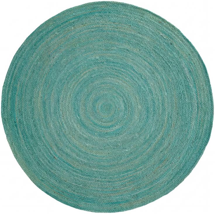 Detail image of 5' 1 x 5' 1 Handmade Braided Jute Round Rug