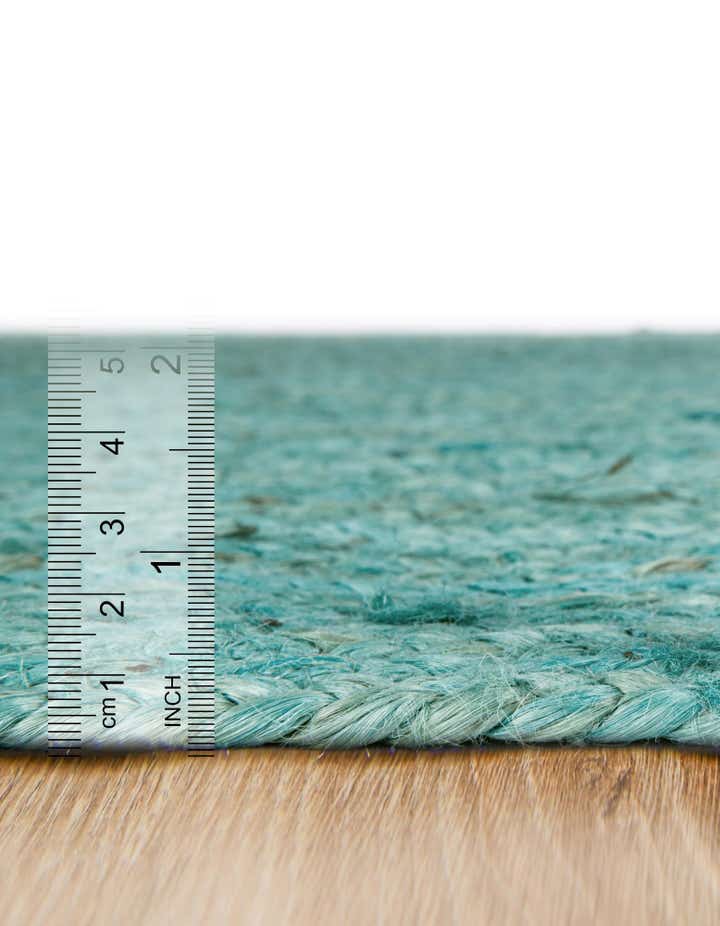 8' x 8' Handmade Braided Jute Round Rug