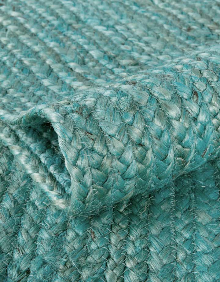 8' x 8' Handmade Braided Jute Round Rug