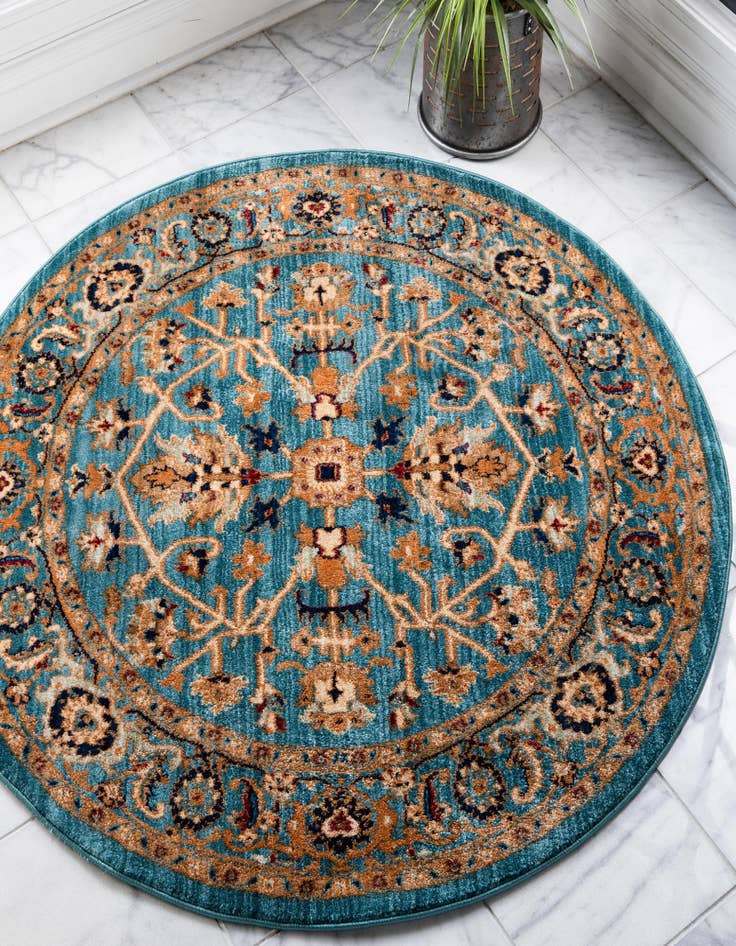 Detail image of 4' 5 x 4' 5 Graham Round Rug