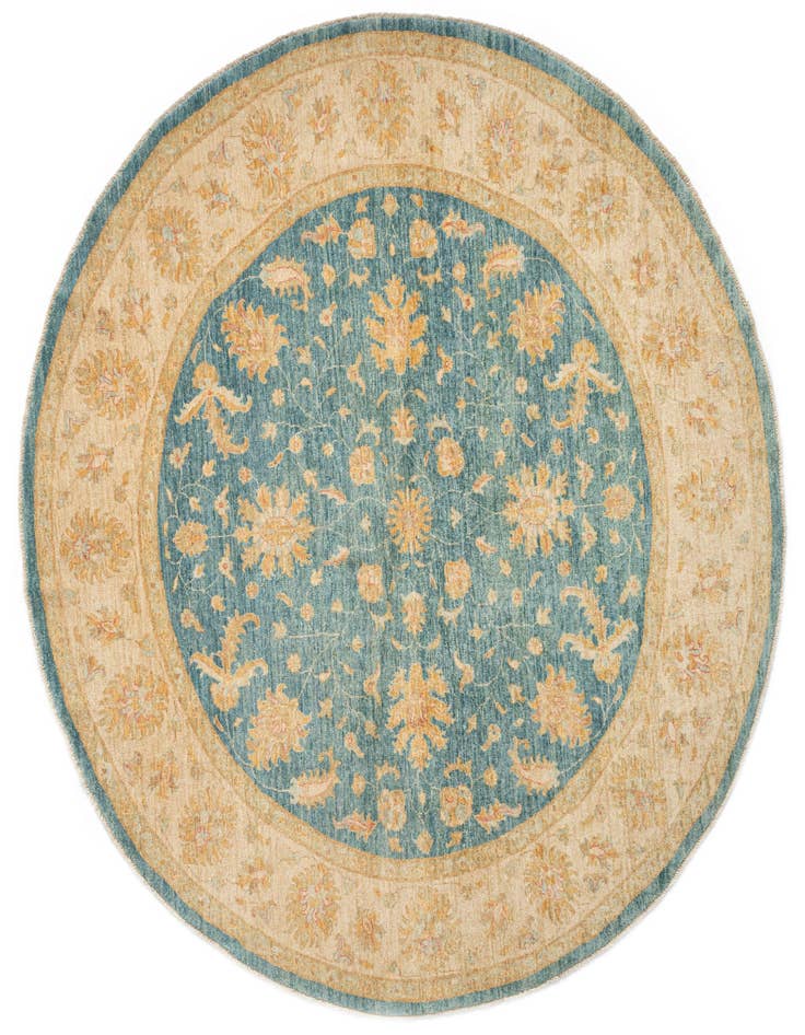 Detail image of 8' 2 x 8' 3 Kaizar Wool Round Rug