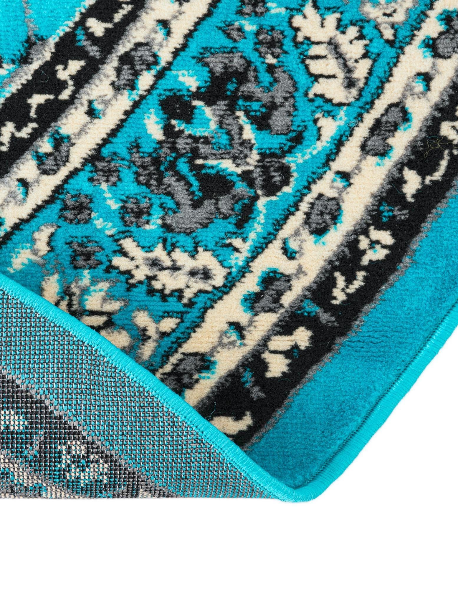 7' 10 x 7' 10 Kashan Design Round Rug