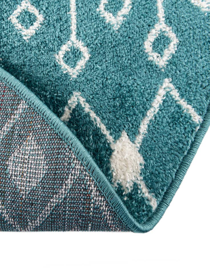 Detail image of 5' 3 x 5' 3 Moroccan Trellis Round Rug