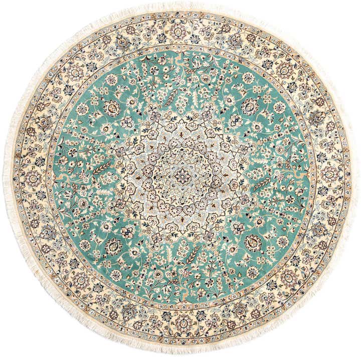 6' 9 x 6' 11 Nain Round Rug