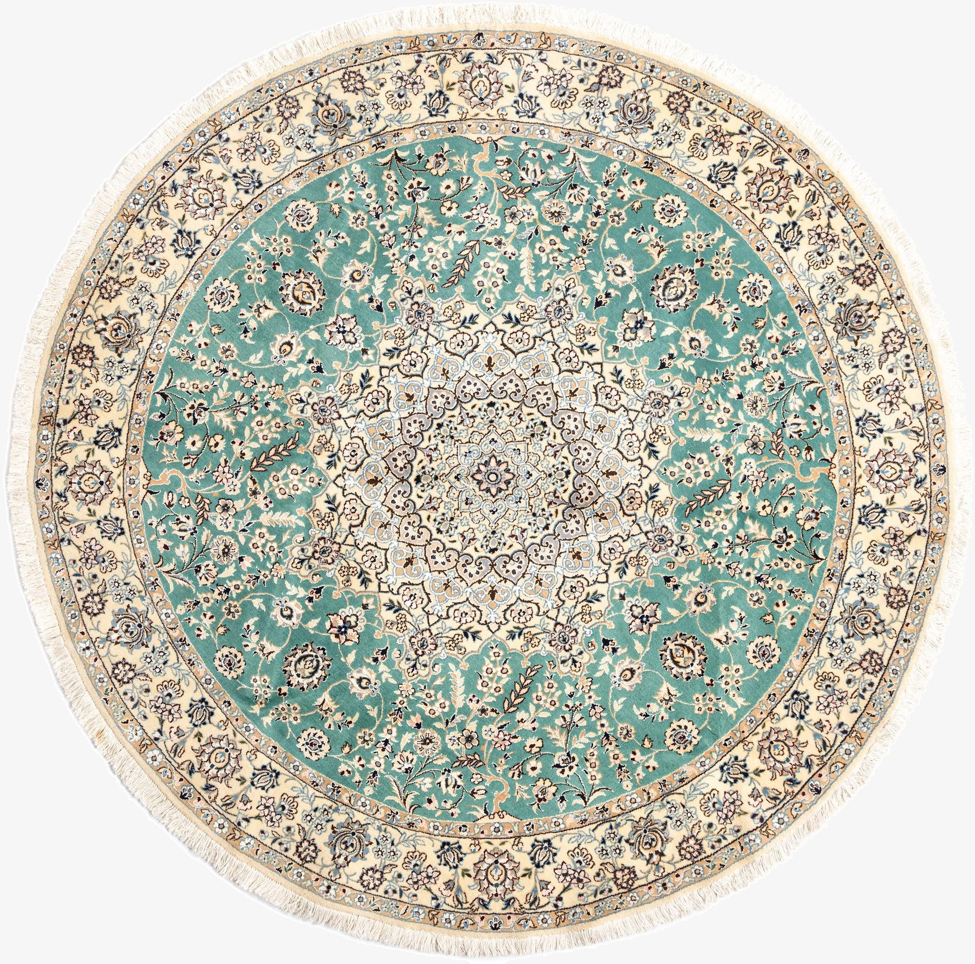 6' 9 x 6' 11 Nain Round Rug