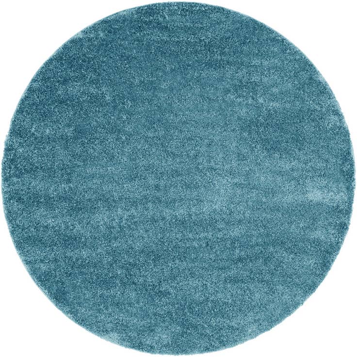 Detail image of 6' x 6' Soft Solid Shag Round Rug