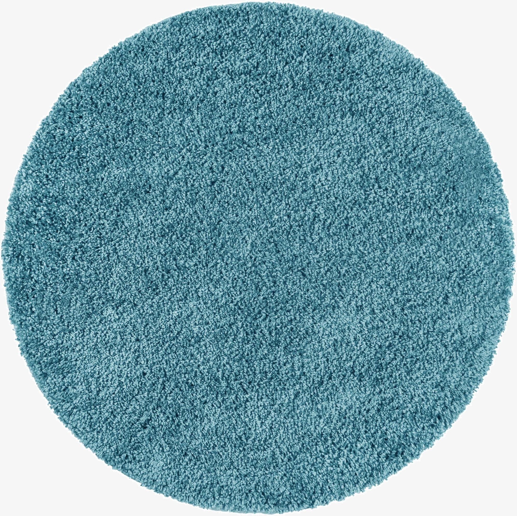 Primary image 3' 3 x 3' 3 Soft Solid Shag Round Rug