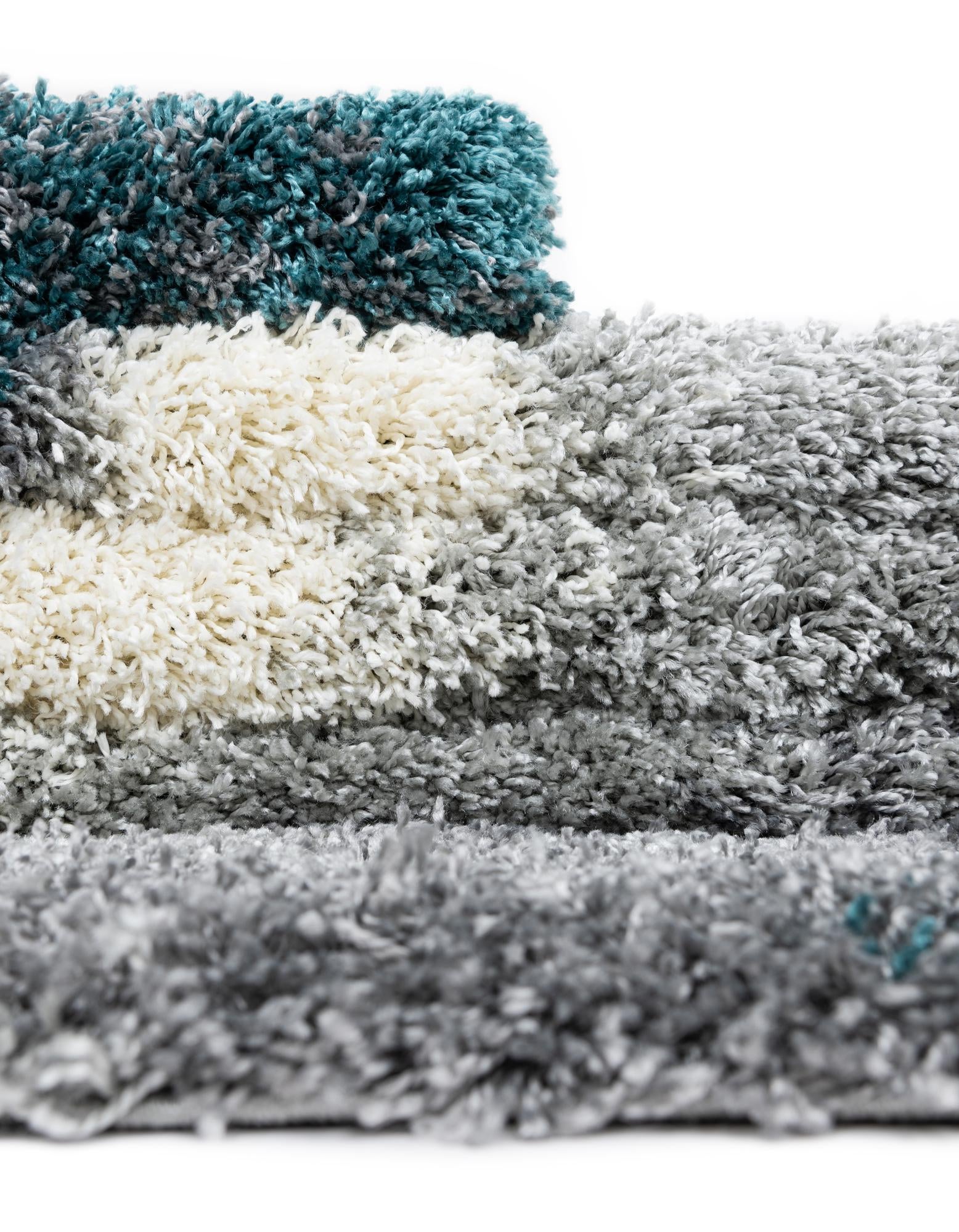 4' x 4' Soft Touch Shag Round Rug
