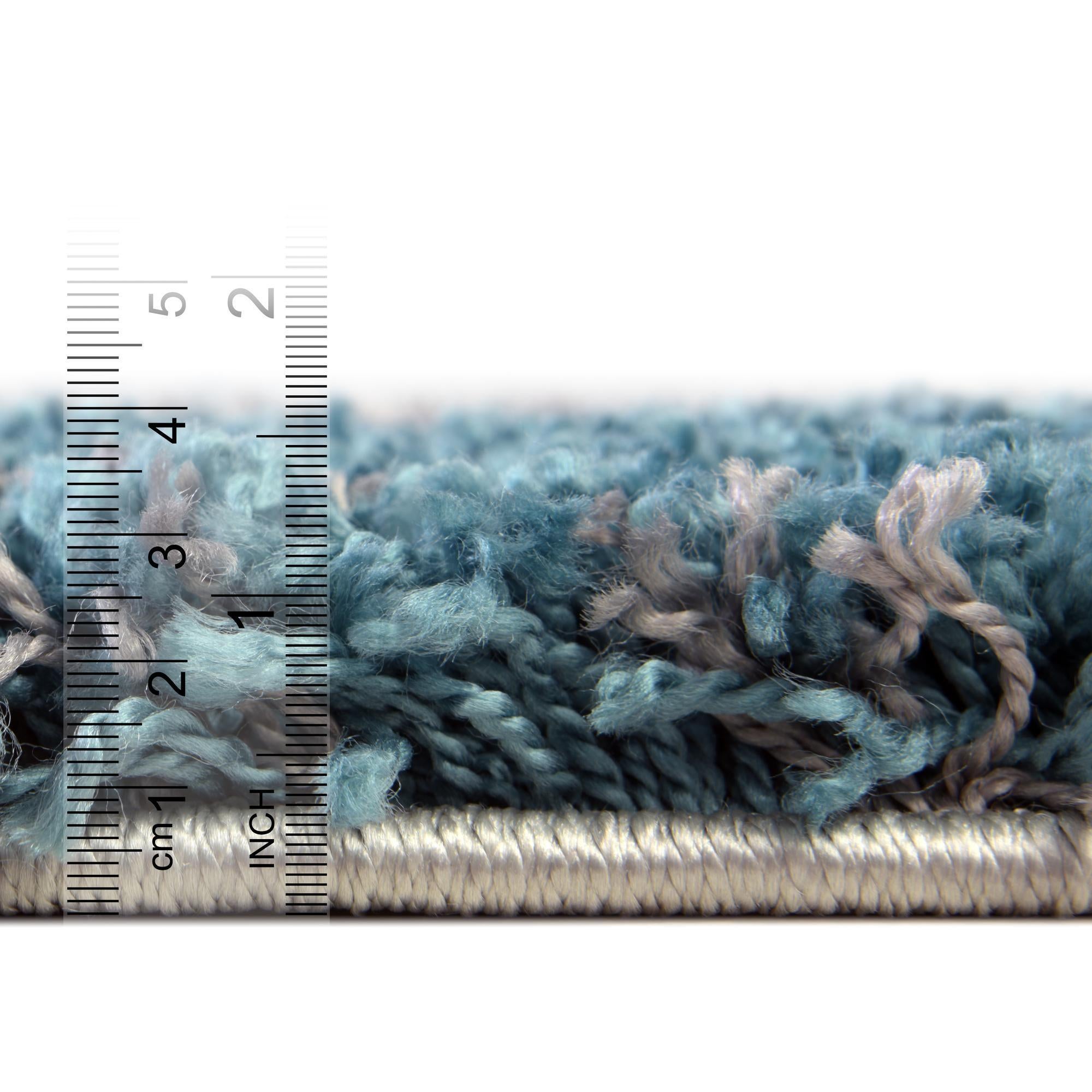 4' x 4' Soft Touch Shag Round Rug