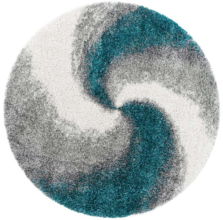 6' x 6' Soft Touch Shag Round Rug