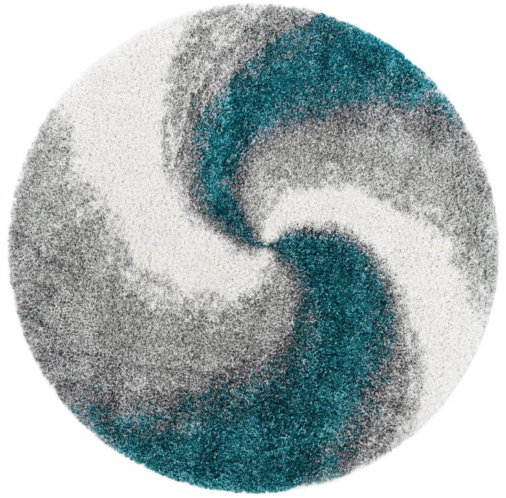 Detail image of 6' x 6' Soft Touch Shag Round Rug