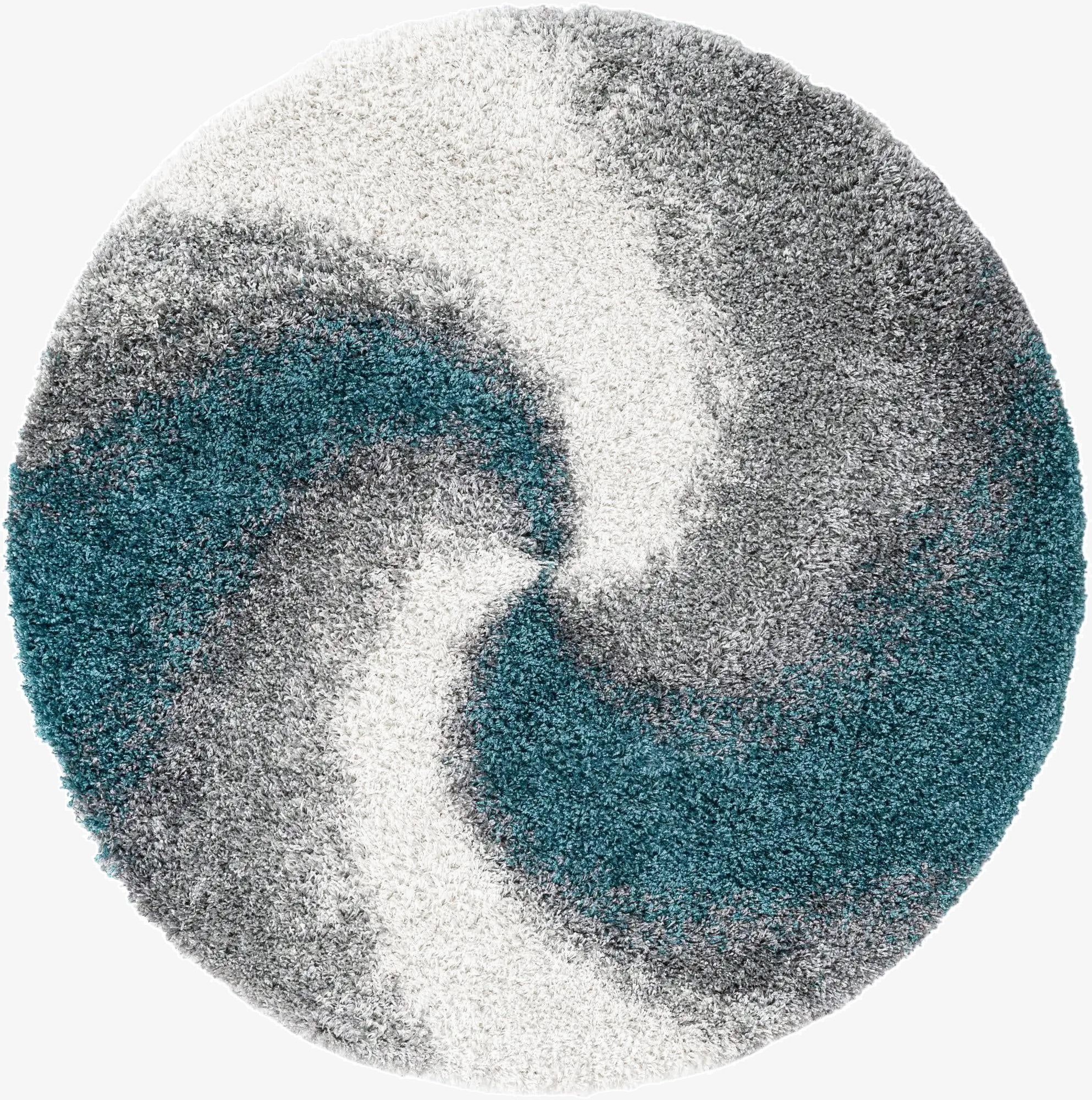 Primary image 5' 3 x 5' 3 Soft Touch Shag Round Rug