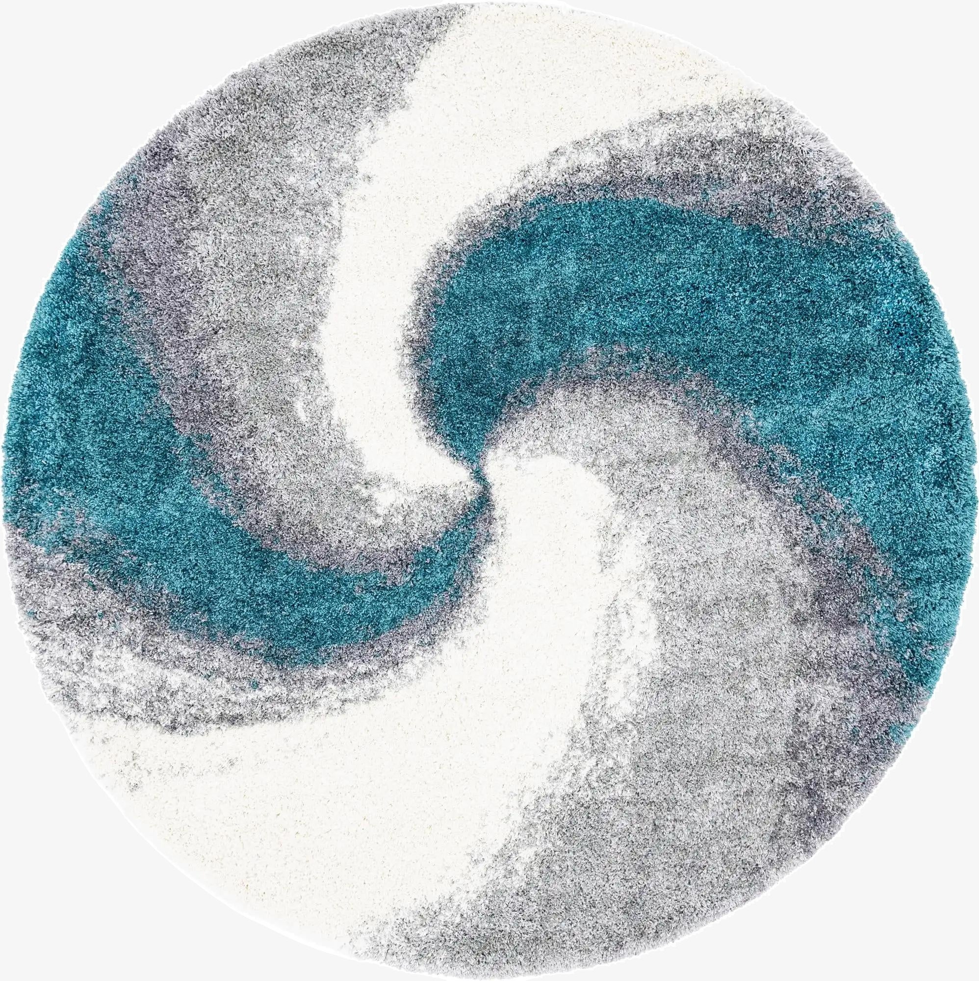 240cm x 240cm Soft Touch Shag Round Rug