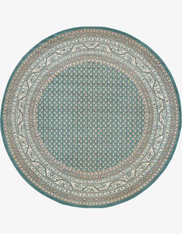Turquoise SoHo Round Rug