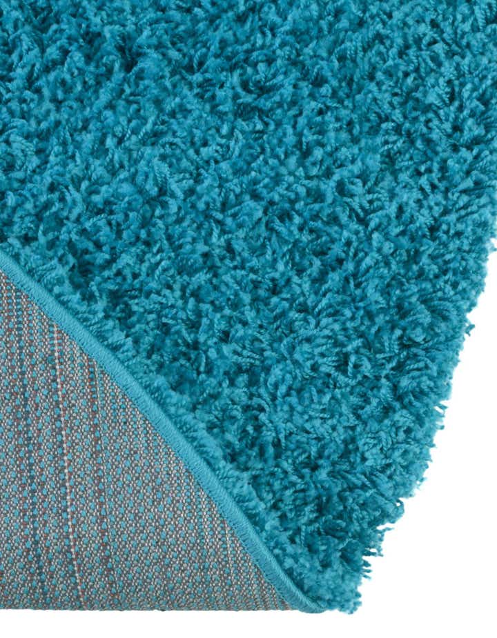 6' x 6' Solid Shag Round Rug